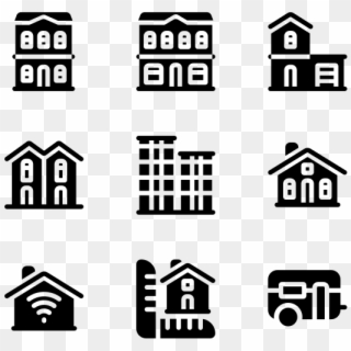 Type Of Houses - Daily Task Icon Clipart