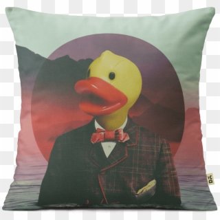 Dailyobjects Rubber Ducky Pill 12" Cushion Cover With - Rubber Duck Clipart