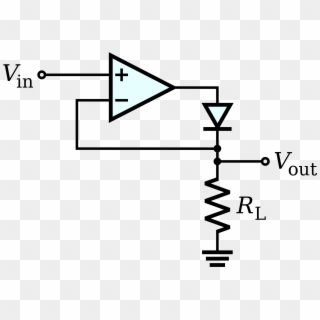 Component Half Wave Rectifiers Matlab Rectifier Op - Non Inverting Op Amp With Capacitor Clipart