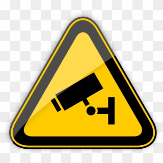 Cctv In Operation Warning Sign Png Clipart - Bio Hazard Sign Png Transparent Png