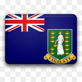 Flag Of The British Virgin Islands - National Flag Of The British Virgin Islands Clipart