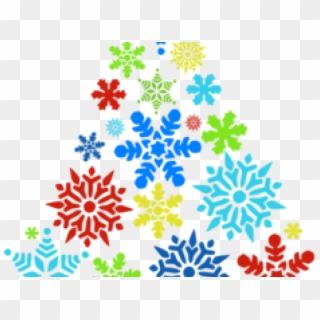 Snowflake Clipart Fun - Clip Art Snowflakes Christmas Tree - Png Download