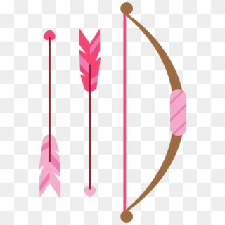 Arrow Feather Clip Art - Pink Arrows With Feathers - Png Download