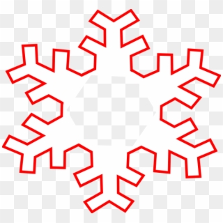 Snowflake Clipart Outline - Christmas Snowflakes Cut Out - Png Download