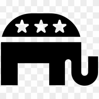 Elephant Republican Symbol Comments - Republican Logo Black And White Clipart