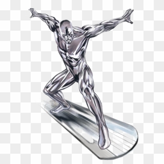 Silver Surfer Png Image Background - Silver Surfer Png Clipart