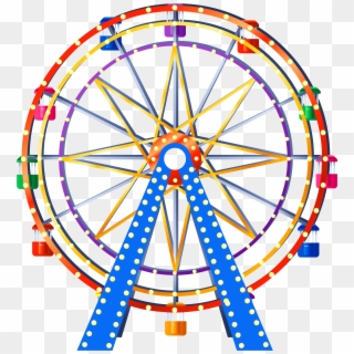 Ferris Wheel Png Clip Art - Ferris Wheel Clipart Png Transparent Png