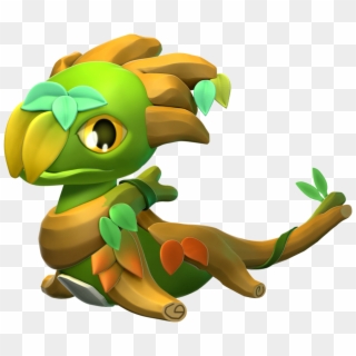 Jungle Dragon Baby - Cartoon Clipart