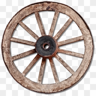 Old Wagon Wheel - Old Cart Wheels Png Clipart