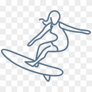 How Big Do The Waves Need To Be To Learn How To Surf - Skier Turns Clipart