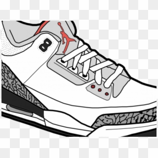 Original - Jordan Shoes Drawing Clipart