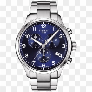T1166171104701 - Tissot Blue Dial Watch Clipart