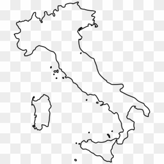 Map Italy Png - Vector Map Of Italy Png Clipart