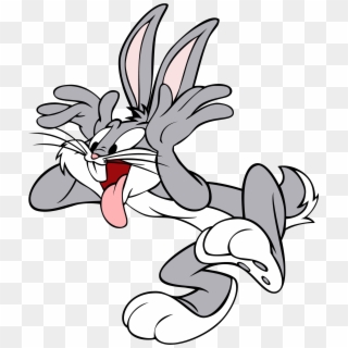 Bugs Makes A Silly Face, Even Though He's Not Wearing - Bugs Bunny Clipart