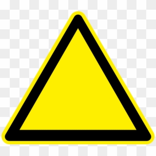 Png Image Information - Yellow Triangle Road Sign Png Clipart