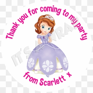 Sofia The First Sweet Cone Stickers - Happy Birthday Fiza Gif Clipart