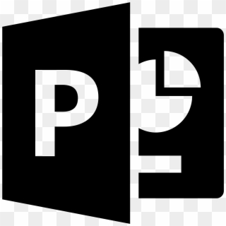 Microsoft Powerpoint Logo Png - Microsoft Powerpoint Icon Black Clipart