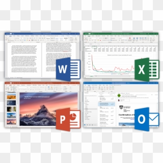 Microsoft Office - Office 2016 Vs 2019 Clipart