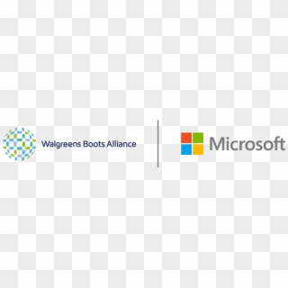Logos For Walgreens Boots Alliance And Microsoft - Graphic Design Clipart