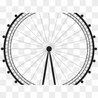 London Eye Clipart Ferris Wheel - 遊戯王 シンクロ リング 素材 - Png Download