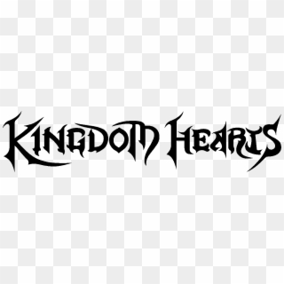 Kingdom Hearts Wordmark The Second Game Of The Series - Kingdom Hearts Ii Logo Black And White Clipart