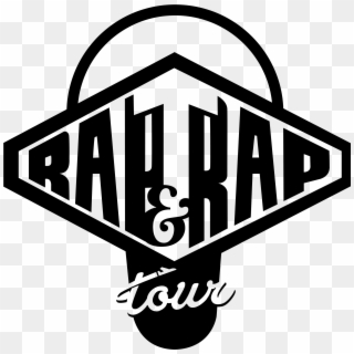 Cropped Rap Trap Tour Black - Sign Clipart