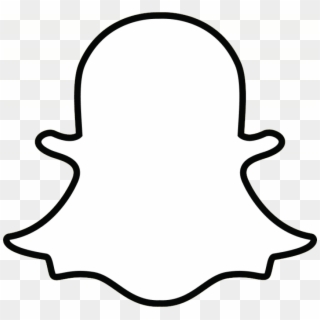 Free Png Download White Snapchat Logo Png Images Background - Snapchat Icon White Png Clipart