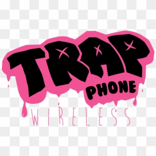 Trap Phone Pink Logox - Poster Clipart