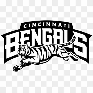 Cinncinati Bengals Logo Black And White - Cincinnati Bengals Logo Black And White Clipart