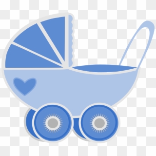 1702 X 1463 4 0 - Blue Baby Pram Png Clipart