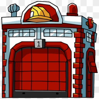 Fire Station Clipart Png - Fire Station Cartoon Png Transparent Png