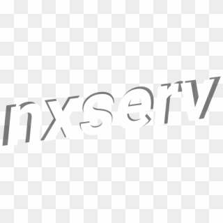 Nxserv Logo - Black-and-white Clipart