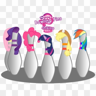 Bowling Pin Marketing - My Little Pony Bowling Pins Clipart