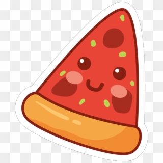 Pizza Clip Art Cute Cartoons - Пицца Стикер - Png Download