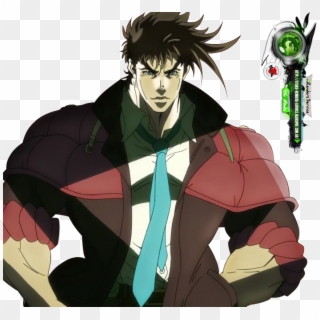 Compared To His Grandpa He Had A Much More Carefree - Joseph Joestar Red Jacket Clipart
