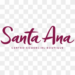 Santa Ana Centro Comercial Boutique - Calligraphy Clipart