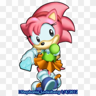 Sonic The Hedgehog - Sonic Classic Amy Clipart