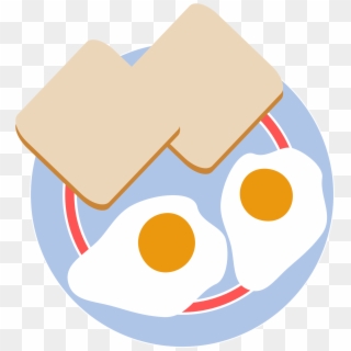 This Free Icons Png Design Of Bull's Eye Eggs And Toast Clipart