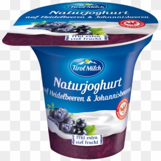 Tyrolean Natural Yogurt On Blueberries & Blackcurrants - Frutti Di Bosco Clipart