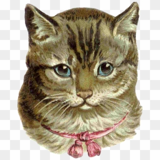 Cute Tabby Cats - Vintage Victorian Cat Clipart