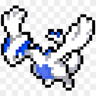 Lugia - Pixel Art Pokemon Lugia Clipart