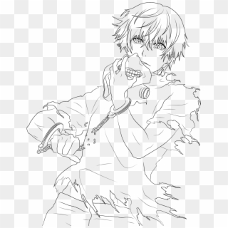 Revealing Tokyo Ghoul Coloring Pages Drawing Free For - Tokyo Ghoul Kaneki Line Art Clipart