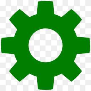 In Green Big Image Png - Gear Icon Png Clipart