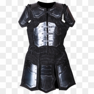 Blackened Fafnir Brigandine My100035 From Dark Knight - Black Studded Leather Armor Clipart