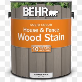 Deckplus™ Solid Color Waterproofing Wood Stain - Behr Solid Color House & Fence Wood Stain Clipart