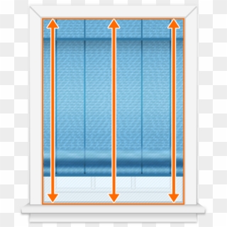 Step 2measure The Interior Height Of The Window And - Architecture Clipart