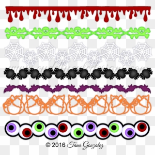 Halloween Borders Clip Art Free Library - Png Download