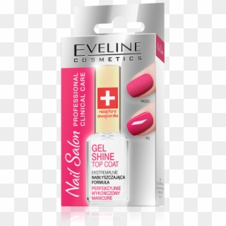 Nail Salon Professional Clinical Care Gel Shine Top - Top Coat Eveline Clipart