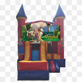 Combo Castle Front Slide Tangled $150 - Portable Network Graphics Clipart