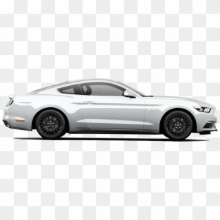 Available In Oxford White - Ford Mustang Side View Clipart